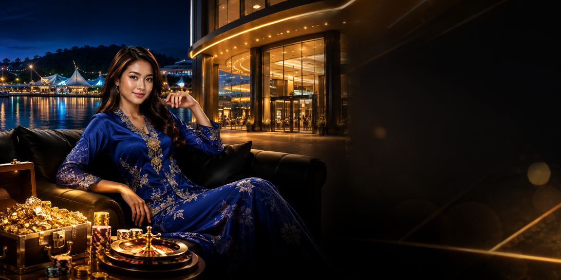 Aplikasi kasino Malaysia dengan pengguna berbaju kurung